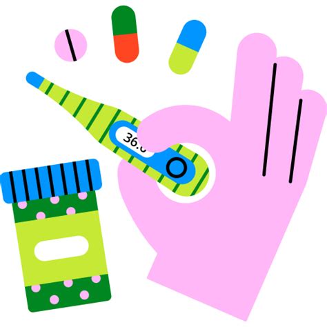 Thermometer Stickers - Free medical Stickers