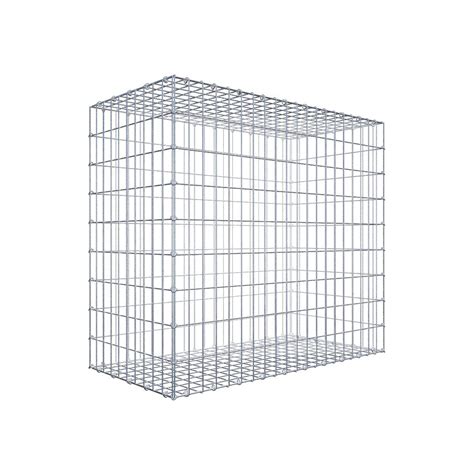 Gabion 100 cm x 90 cm x 50 cm (L x H x P), mailles 5 x 10 cm, Anneaux ...