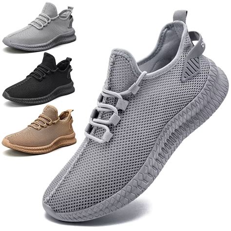 Dumajo Men's Athletic Sneakers, Lightweight, Breathable, Comfortable ...