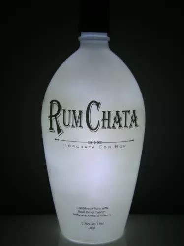 Rum Chata 1 Liter Display Lighted Bottle BRAND NEW India | Ubuy