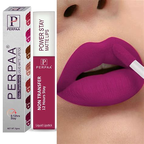 Buy PERPAA® Powerstay Matte Liquid Lipstick Makeup, Matte liquid Long ...