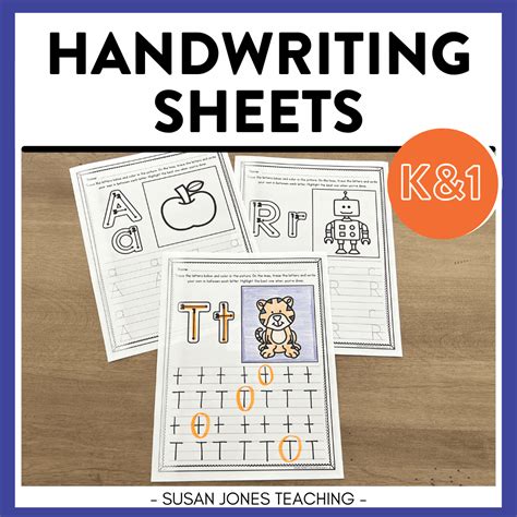 Handwriting Kindergarten Worksheets - 10 Free PDF Printables ...