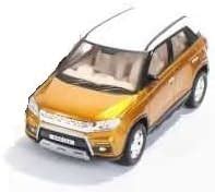 OFFPHATE Plastic Toys Brezza SUV toy car, Pack of 1, Pull back action ...