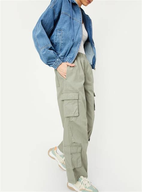 Buy Women Elasticated Cargo Pants Online at just Rs. 1299.0 ...