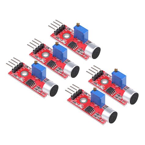 uxcell Microphone Sound Sensor Voice Detection Module with Digital and ...