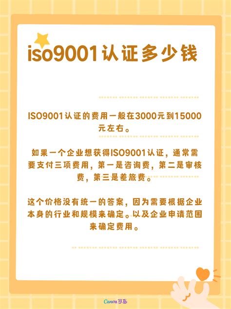 iso9001认证多少钱 - 知乎