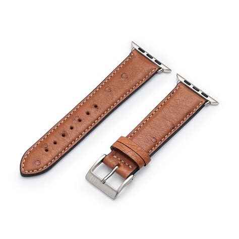 Apple Watch leather strap made of ostrich leather "OBERKASSEL" - cogna ...