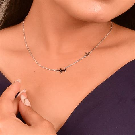 925 Silver Airplane Pendant Necklace – Travel Inspired Jewelry | The ...