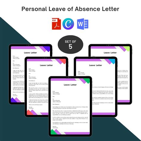 Personal Leave of Absence Letter Sample with Examples