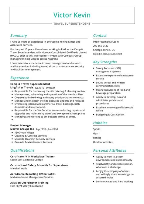 Business Resume Examples 的图像结果