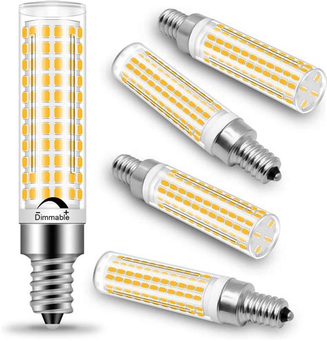 ZHENMING E12 LED Bulb 100W Halogen Bulb Equivalent, Dimmable E12 Mini ...