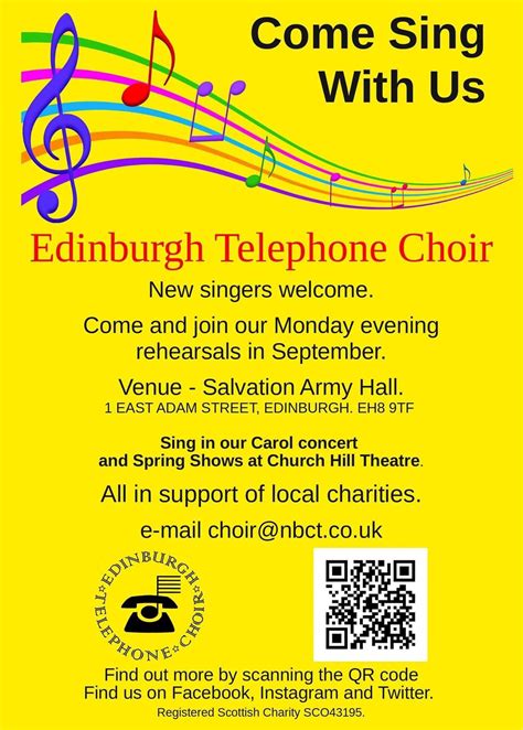 Edinburgh Telephone Choir , The Salvation Army - Edinburgh City Corps ...
