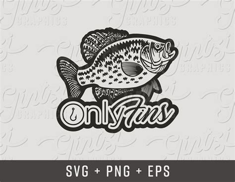 Buy Only Fins SVG Fishing Funny Fishing Svg Onlyfins Crappie Online in ...