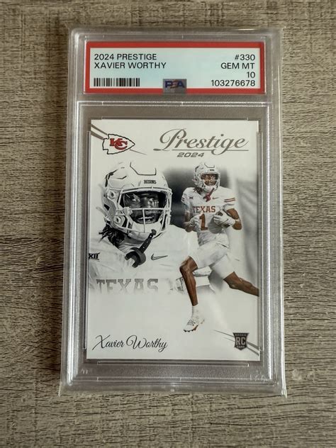 Xavier Worthy 2024 Prestige #330 Base Price Guide - Sports Card Investor