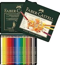 Faber-Castell F110012 Polychromos Color Pencil Set, Blue, 12 Pieces ...