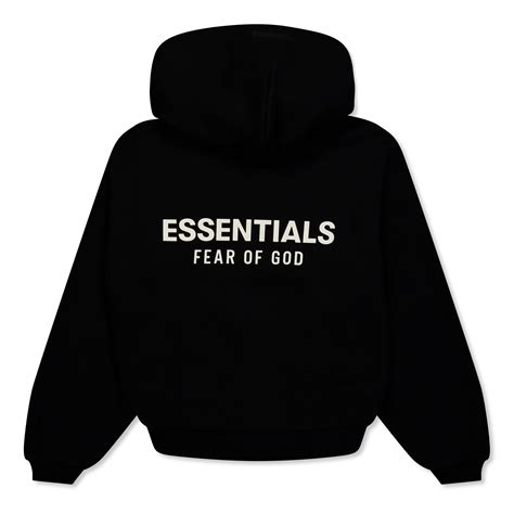 FEAR OF GOD ESSENTIALS | Logo Over The Head Hoodie Juniors | Kids | OTH Hoodies | Flannels