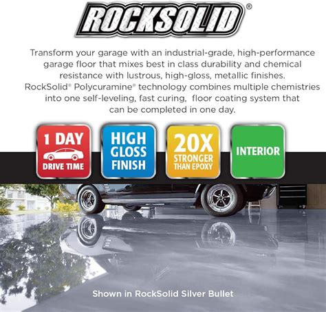 Rust-Oleum 299741 Rock-Solid Metallic Garage Floor India | Ubuy