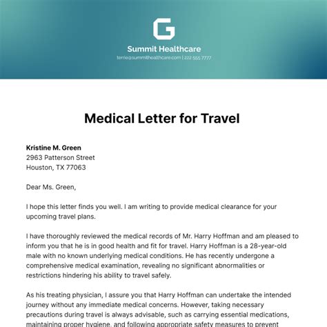 Medication Travel Letter Template - prntbl.concejomunicipaldechinu.gov.co