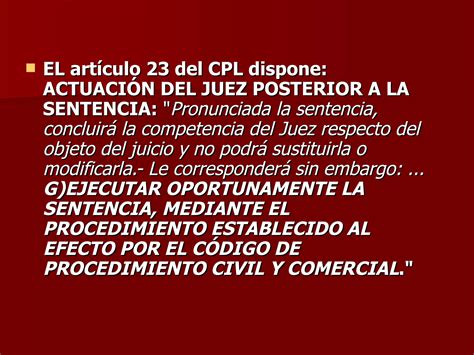 Ejecucion de sentencia | PPT