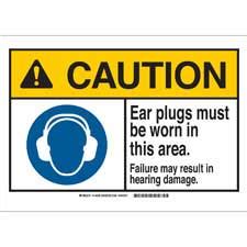 CAUTION Ear Plugs Must Be Worn In This Area. Failure May Result In ...