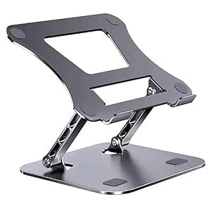theKiteco. Metal Laptop Stand with 360° Rotating Base, Ergonomic ...