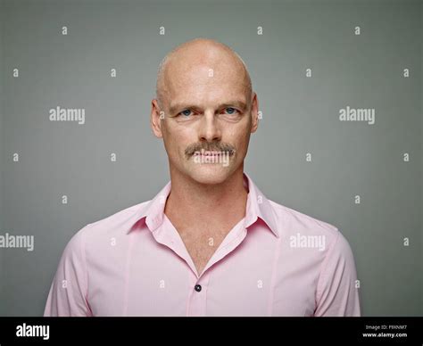 Bald moustache hi-res stock photography and images - Alamy