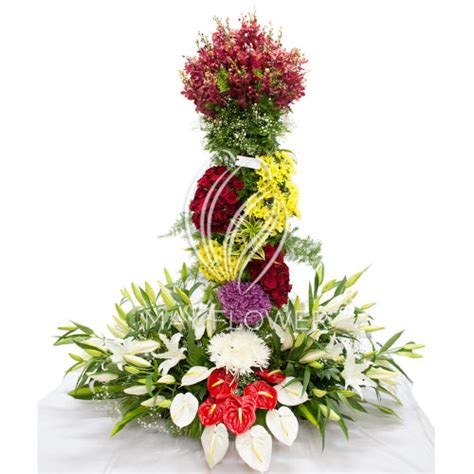 Exotic Pyramid of Exotic Flowers – May Flower