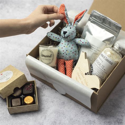 'hello baby' personalised gift box by fora creative ...