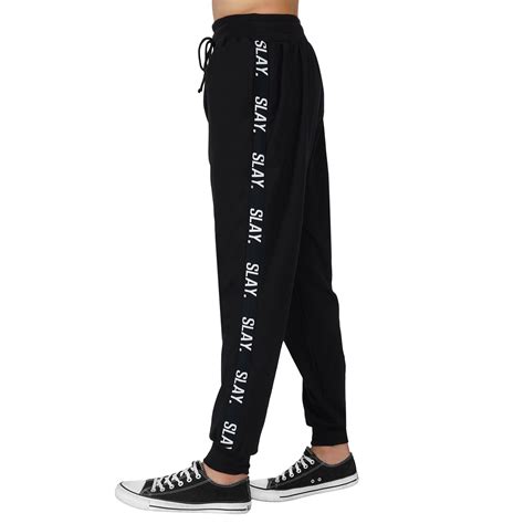 SLAY. Classic Men's Limited Edition Black Joggers -SLAY. Tracksuit free ...