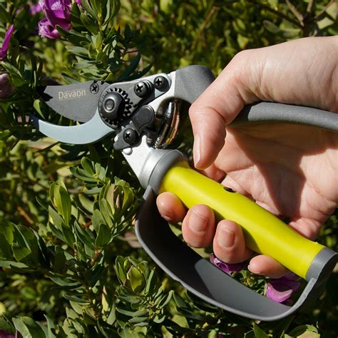 Ergonomic Garden Secateurs (Bypass Style) - Premium Pruning Shears with ...