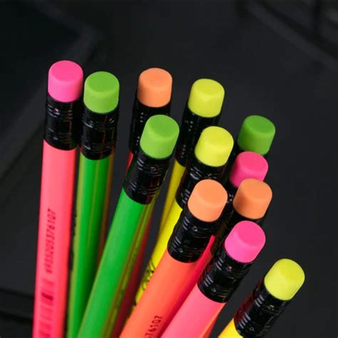 Deli Neon HB Wood Free Pencil Pack Of 12-SCOOBOO – SCOOBOO