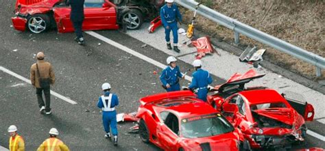 A Taiwanese Dude Crashed Into 3 Ferraris The Public Is Helping Him ...