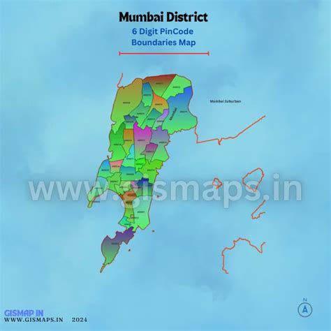 Mumbai District Pincode Maps