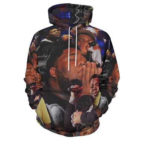 Unisex Rod Wave Hoodies 3D Printed Pullover Hooded Sweatshirt with ...