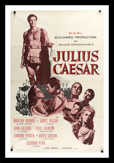 Julius Caesar Original Movie Poster - Famous Movie Posters