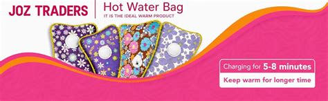 JOZ TRADERS Electric Hot Water Bag Rechargeable Heating Pad for Pain ...