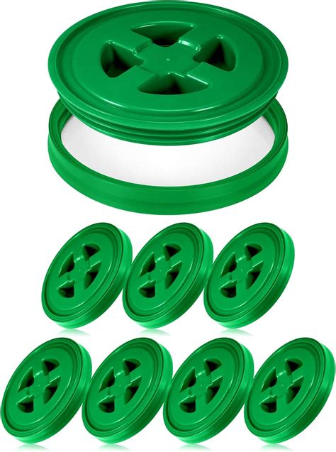 Amazon.com: Mifoci 7 Pieces 5 Gallon Bucket Lids Plastic Screw Seal ...