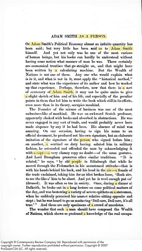 Adam Smith as a Person | prior probability