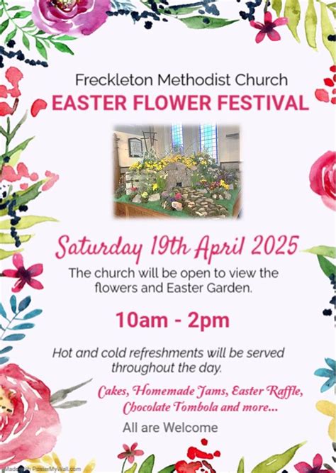 Easter Flower Festival, Freckleton Methodist Church, Beetham, 19 April ...