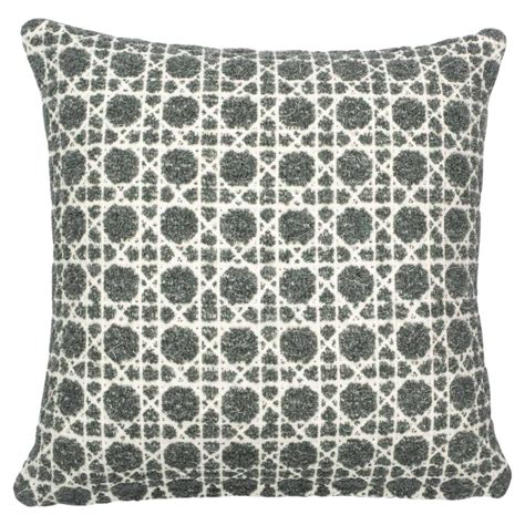 Modern Textured Patterned Throw Pillow Blue "Cannage" by Evolution21 ...