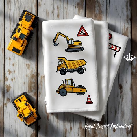 Road equipment and signs set | Royal Present Embroidery
