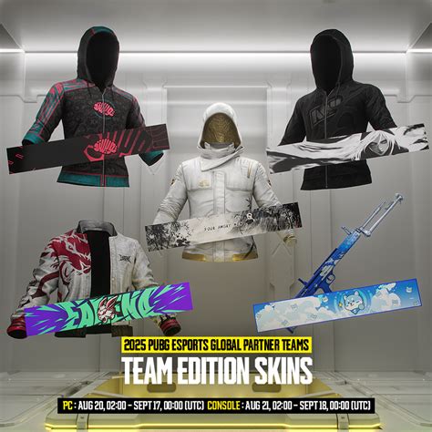 2025 펍지 글로벌 파트너 팀의 첫 팀 에디션 스킨을 소개합니다! - 뉴스 - PUBG ESPORTS