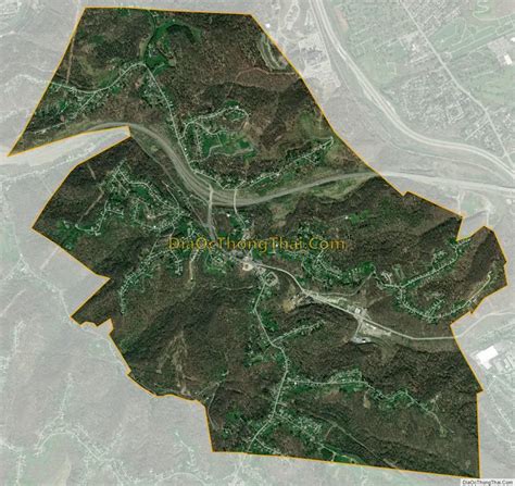 Map of Bethlehem village, West Virginia - Thong Thai Real