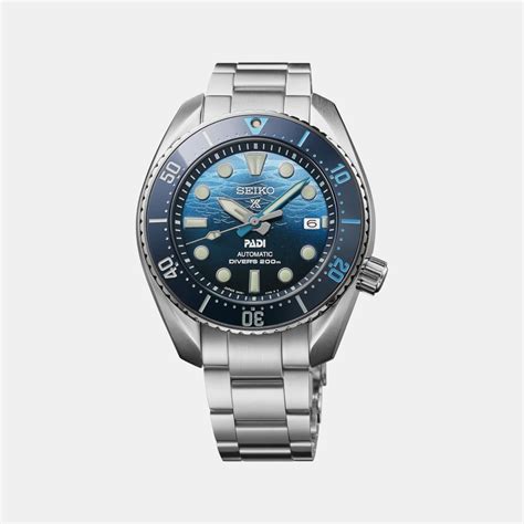 Seiko Prospex Men Blue Stainless Steel Watch SPB375J1 – Just In Time