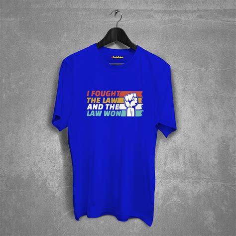 I Fought The Law T-shirt Buy Online – DeshiDukan Tshirt Lounge