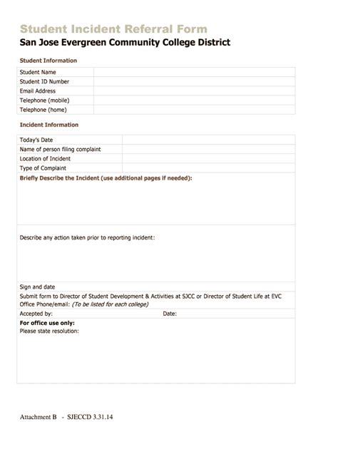 Student Discipline Procedures - Blank Fillable Template | Fill Out ...