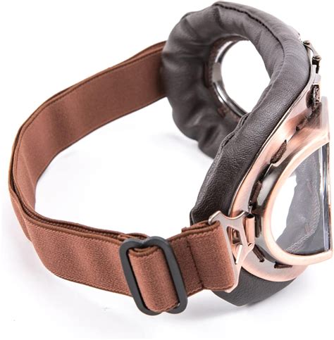 Buy Evomosa Vintage Goggles Pilot Style Motorcycle Cruiser Scooter ...