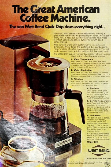 After vintage automatic coffeemakers like these were invented, mornings ...