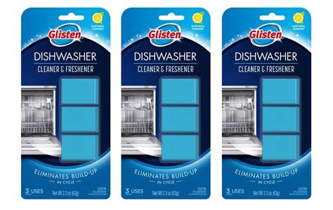 Glisten Dishwasher Cleaner & Freshener, 9 Tablets - Walmart.com