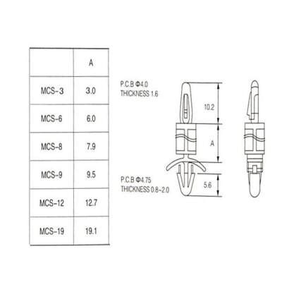 MCS-12 Plastic Tab Distance Motorobit - Motorobit.com